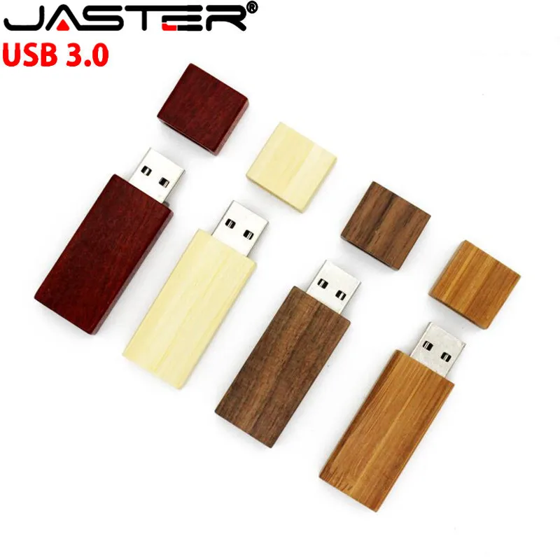 USB-флеш-накопитель JASTER деревянный высокоскоростной с логотипом на заказ 4/8/16/32/64