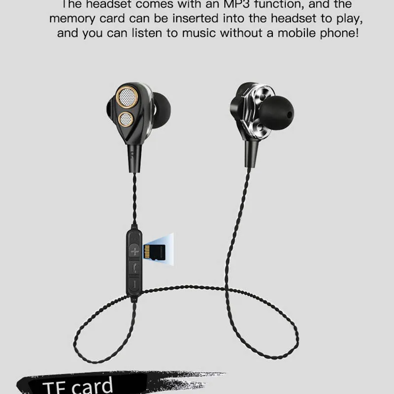 Беспроводные наушники F15 Bluetooth гарнитура Hi Fi стерео игровые с микрофоном