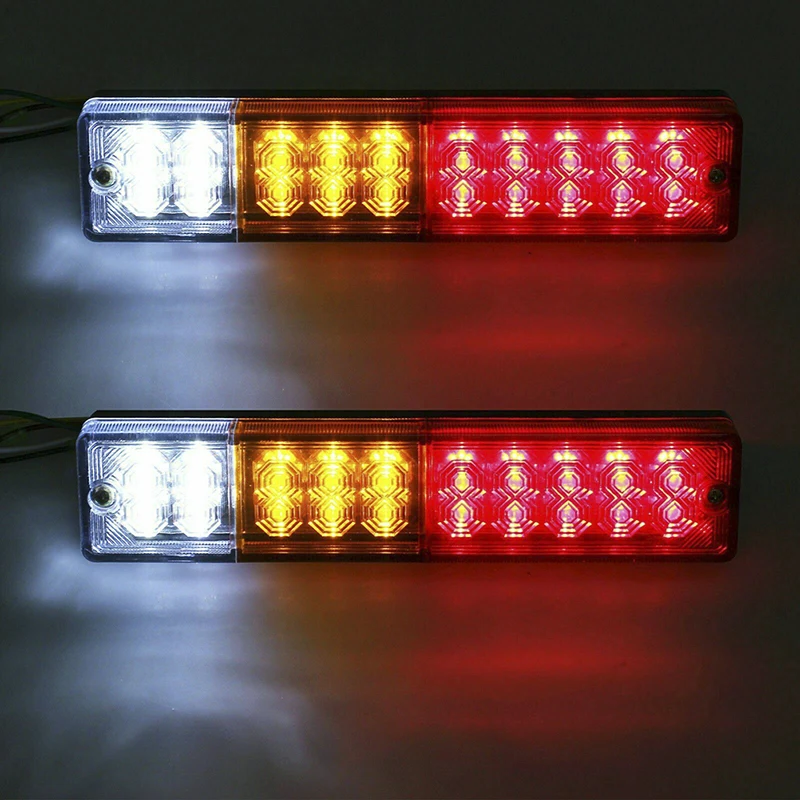 1 пара 12V 20LED авто Стоп задний светильник тормоз заднего хода светильник поворота Индикатор отражатели ATV грузовик с прицепом лампы Линт