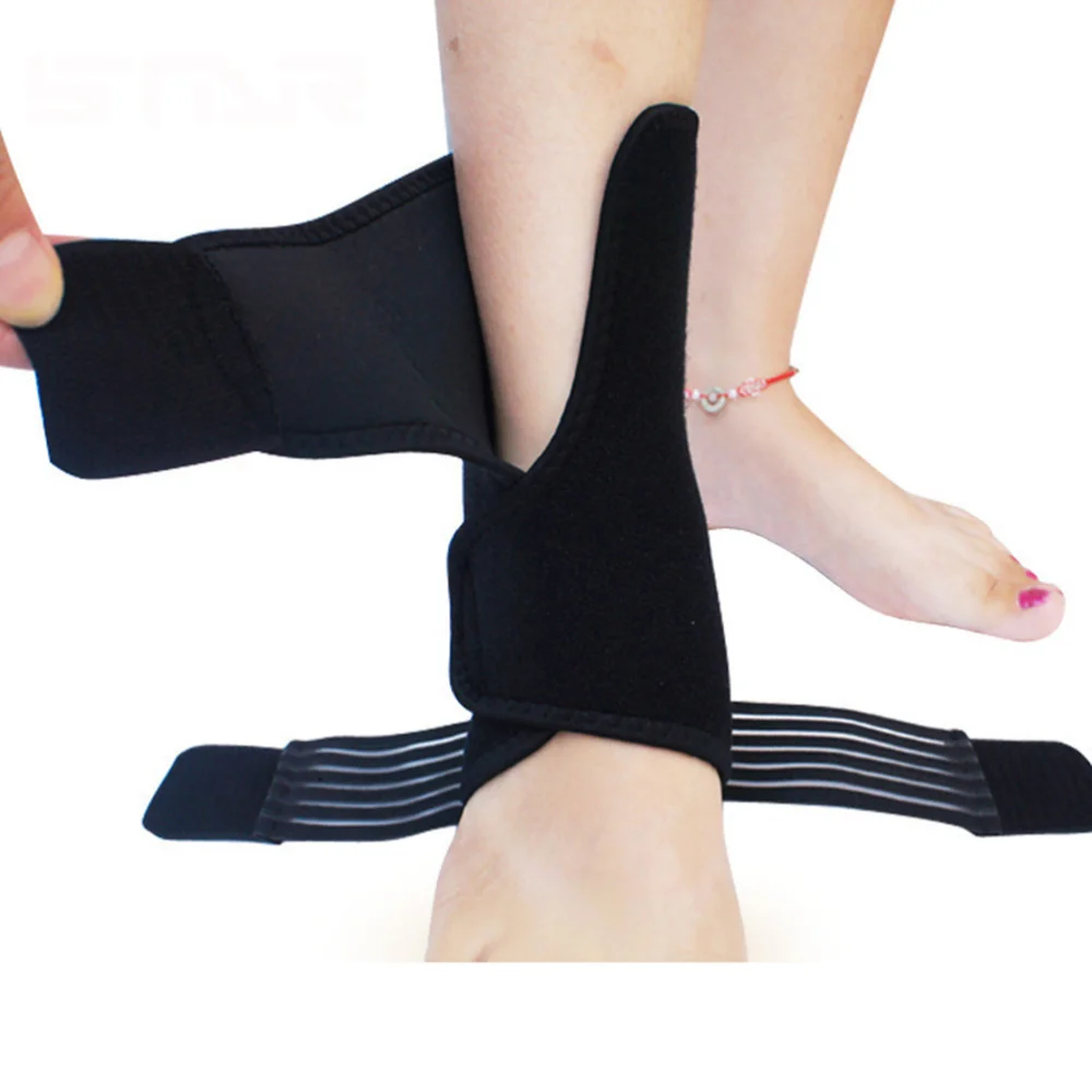 

1PC Sports Elastic Polyester Pressure Running Basketball Sports Ankle Support Brace (Black)