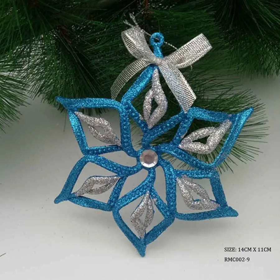 1 шт. Красочный липкий золотой порошок жемчуг двухцветный лук Рождественская елка кулон 14 см x 11 см DIY Искусственные инструменты украшения