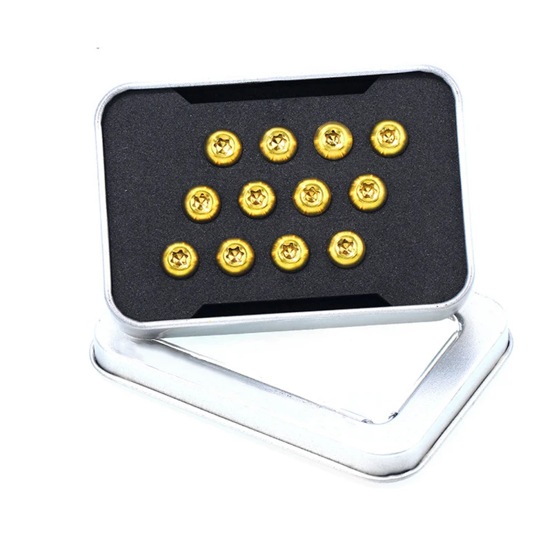 Крепежные болты для велосипедного дискового тормоза TC4 12 шт. M5 * 10 мм|Инструменты