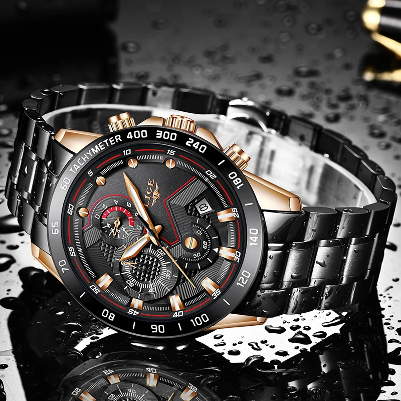 Montre Homme LIGE мужские s часы лучший бренд класса люкс военные спортивные часы мужские водонепроницаемые кварцевые наручные часы Relogio Masculino