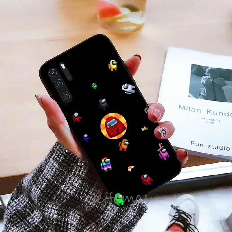 

Among Us Cartoon Phone Case Funda For Huawei P9 P10 P20 P30 Lite 2016 2017 2019 plus pro P smart