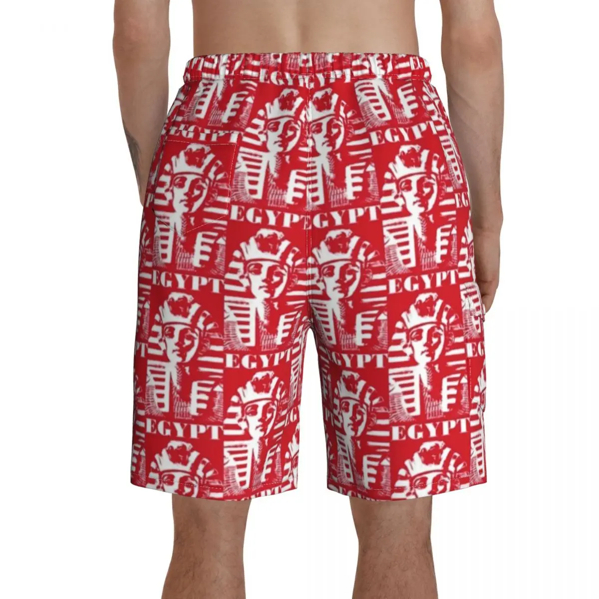 

King Tut Board Shorts Swimming Trunks Polyester Men Beach Pattern Swim Trunks