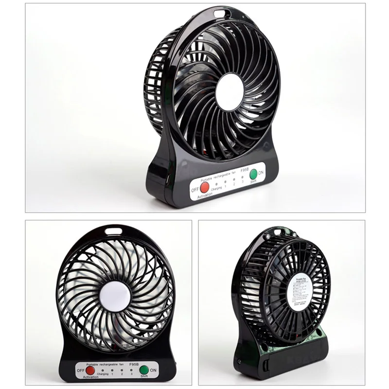 Настольный мини-вентилятор с USB бесшумный вентилятор для офиса двойными боковыми