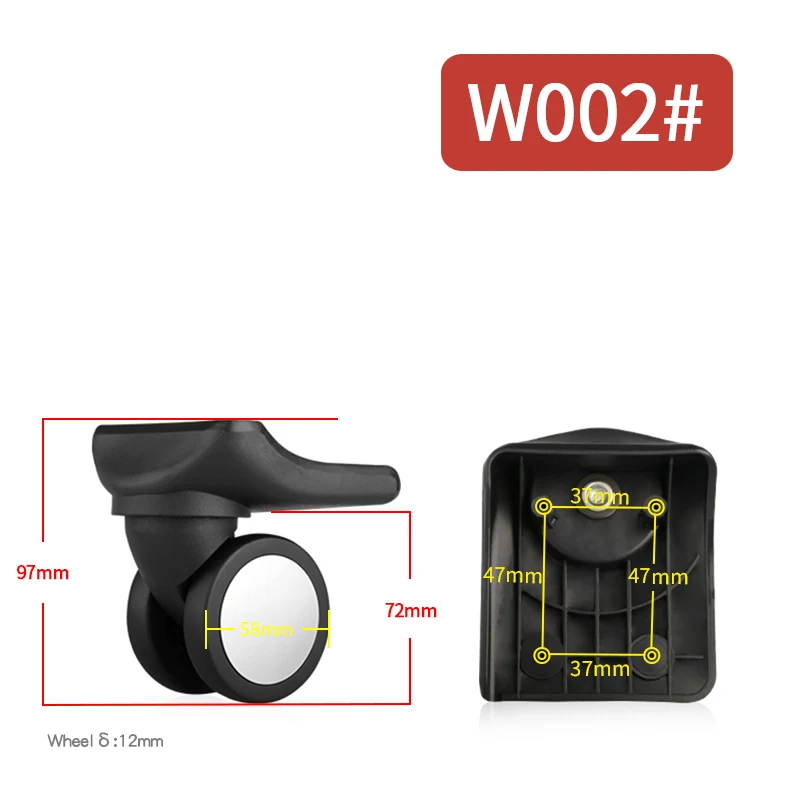 Replacement Luggage Wheels for suitcases Repair Hand Spinner Caster Wheels Parts accessories luggage suitcase card rollingwheels