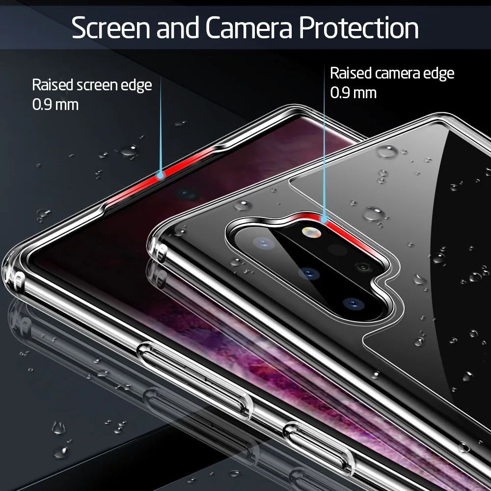 ESR чехол из закаленного стекла для Samsung Galaxy S20 плюс ультра Примечание 10 Plus бампер