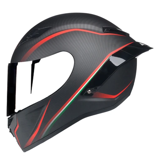 Matte.Mirror Карбоновая печать мотоциклетный шлем полное лицо точка Fmvss No.218certified Capacete Moto Cascos Para Moto Devil Horns Racing - Цвет: Matte.Mirror