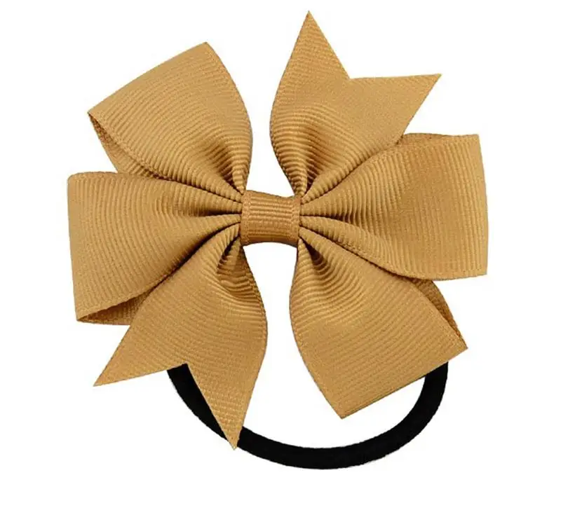 

20 Pcs Baby Hair Ties Grosgrain Ribbon Polka Dot Bow Elastic Hair Bands Ties Ponytail Holders Hair Accessories For Infants