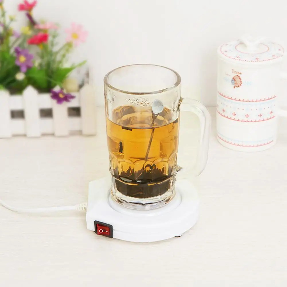 

Electric Coffee Cup Warmer National Standard 220V Coaster Coffee Artifact Plate Coaster Winter Insulation Insulation Electr I1Y7
