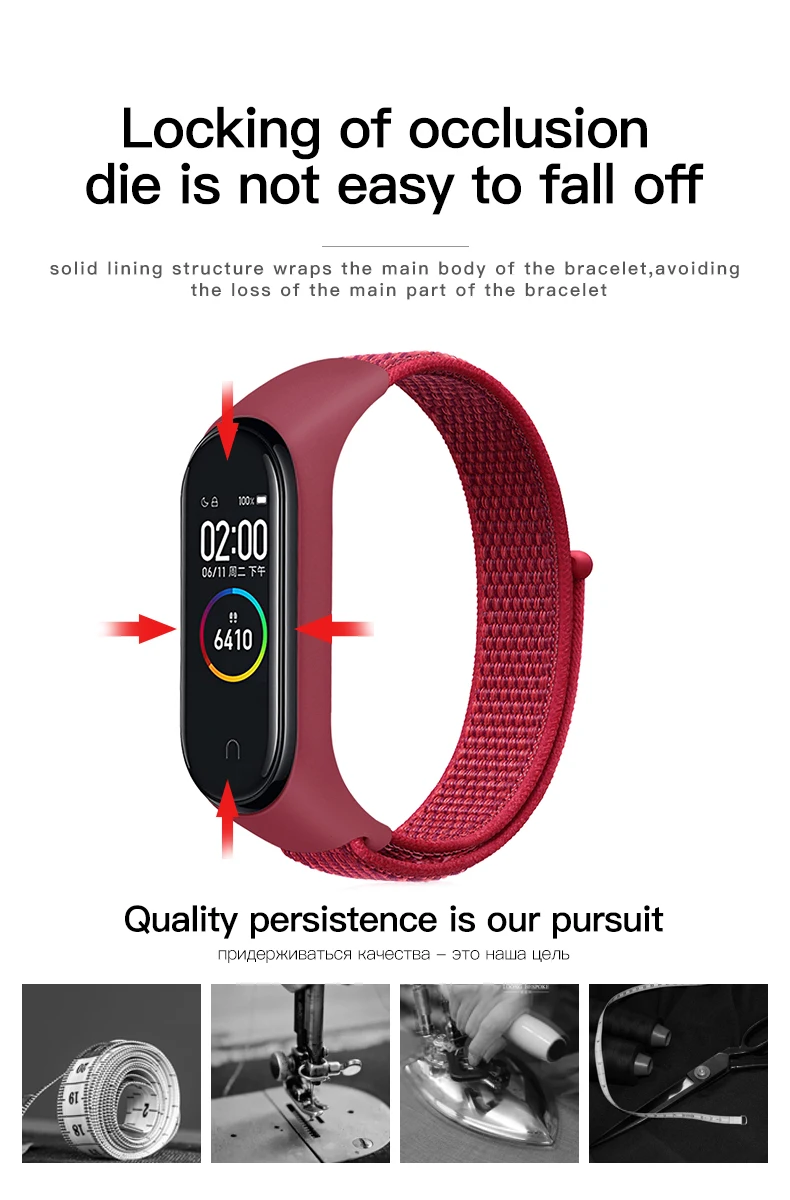 IONCT нейлоновый браслет для mi Группа 4 спортивного стиля с correa pulsera ремень для Xiaomi mi band 3 ремешок mi Группа 4 Global Smart аксессуары