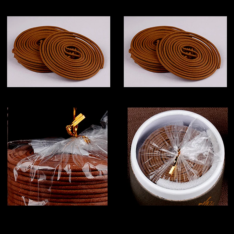 40 тарелок/коробка катушка для благовоний из натурального сандалового дерева |