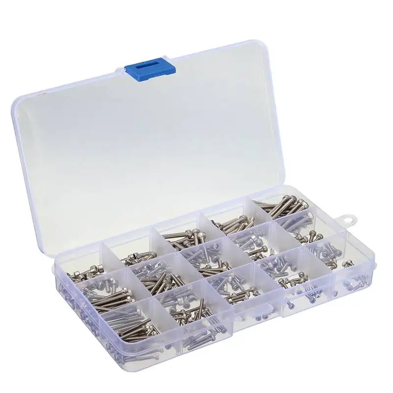 Suleve MXSS2 300 шт. M2/M2.5/M3 Нержавеющая сталь Шестигранная Кепки винты с шестигранной