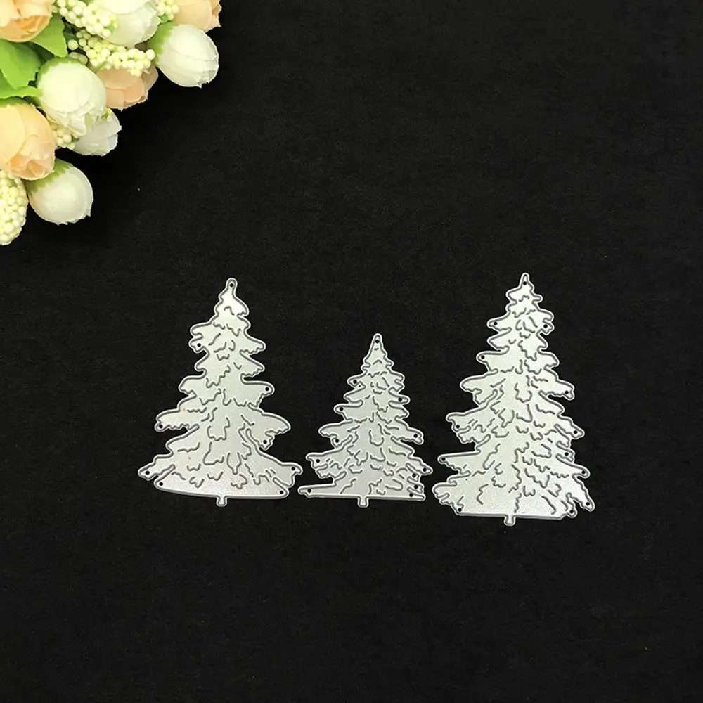 3 шт. дерево металл Рождество резки трафареты для DIY Скрапбукинг Бумажные карты