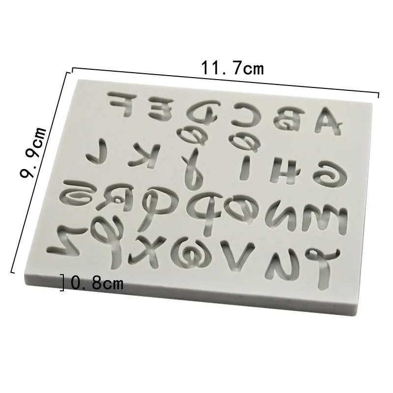 

Handmade Candy Pudding Mould Multifunction Alphabet Chocolate Cookie Mold Silicone Jelly Dessert Mold Kitchen Baking Supplies