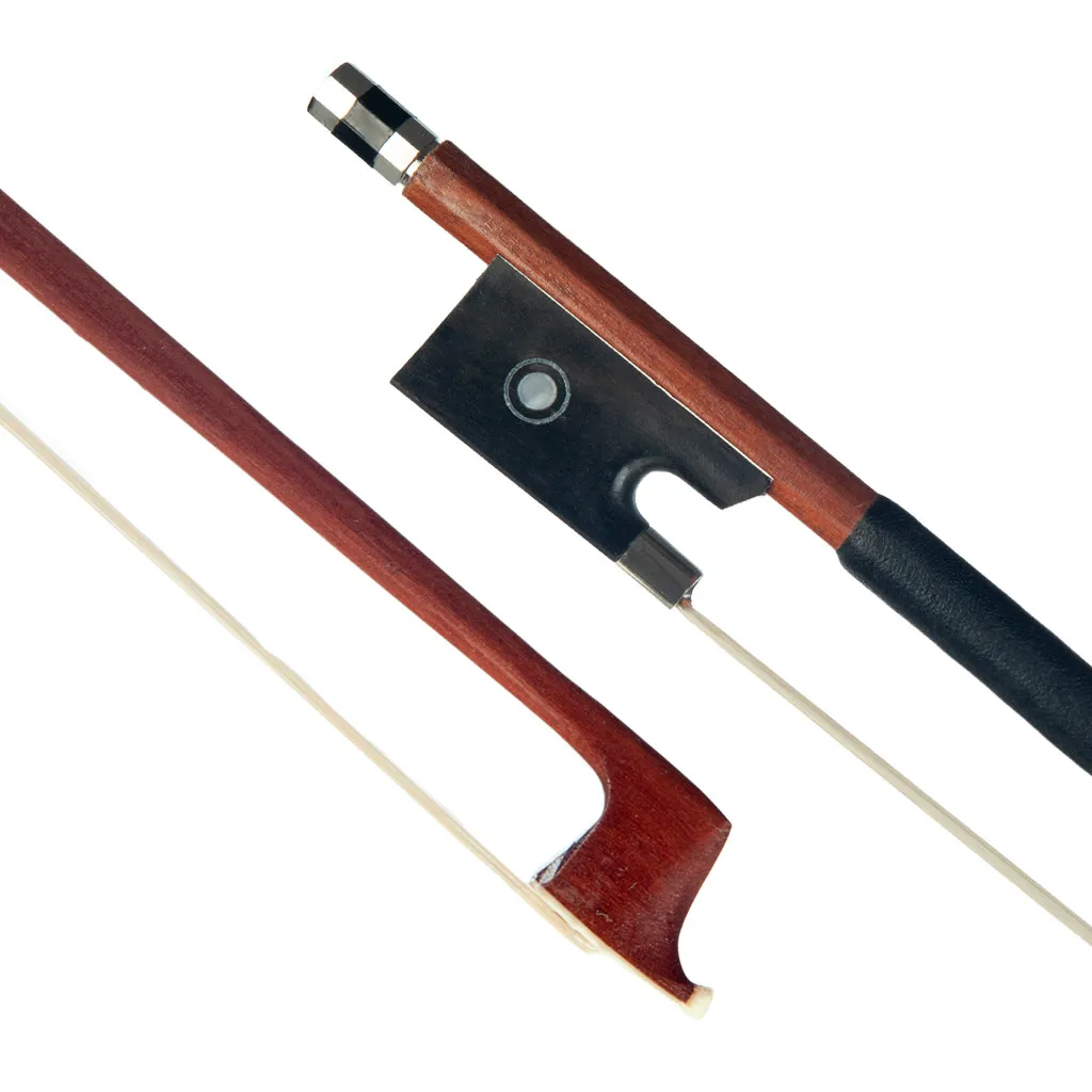 

Student Violin Bow 4/4 Size Brazilwood Fiddle Bow W/ Ebony Frog Natural Mongolia Horsehair Beginner Use