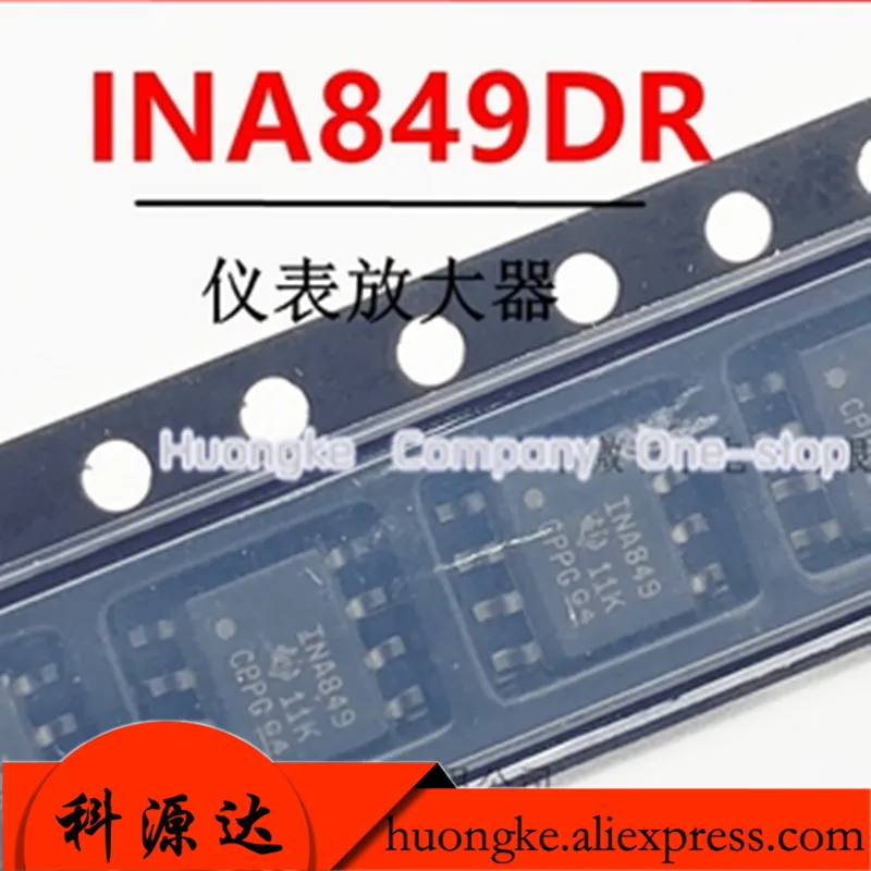 2PCS/LOT INA849D INA849DR INA849 SOP8 precision instrumentation amplifier