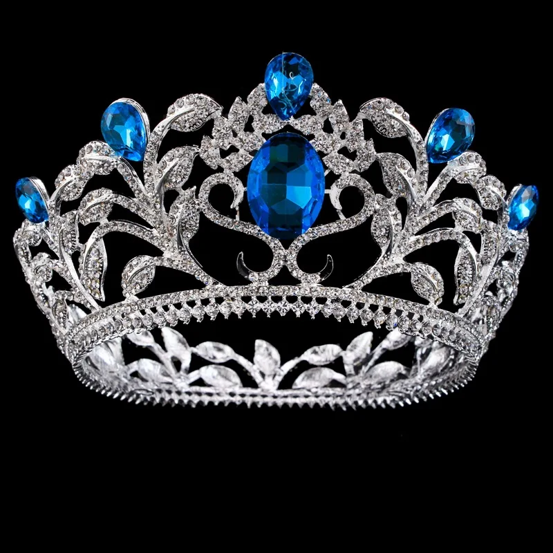 Винтажная свадебная тиара в стиле барокко короны невесты головной убор