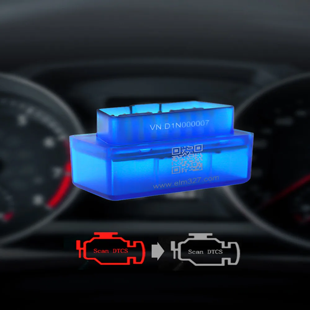 

Считыватель кодов автомобиля ELM327 V2.1 Bluetooth 4,0 OBDII сканер B02L4 Mini OBD 2 II Φ 7 протоколов 2022