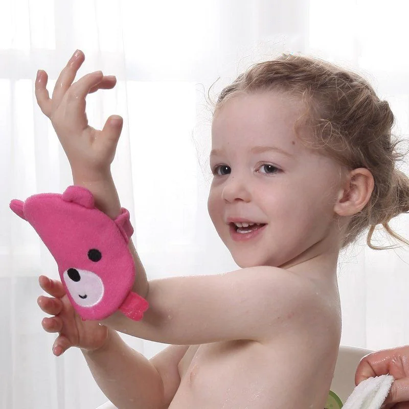 1 шт. Детские банные щетки форма медведя из мультфильма коврик для мытья детский