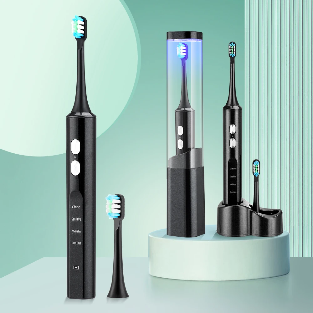 

Electric Toothbrush Magnetic Rechargeable Sonic Tooth Brush With UV Disinfection Teeth Whitening Brush Gum Protection Oral Care