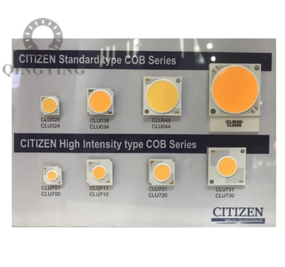 1 шт. оригинальный японский Citizen clu048 1212 3000K 3500K 5000K80CRI cob полный спектр светильник