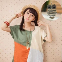 retro owl sweater necklace for women giftfashion beautiful multi layer womens necklace chain long