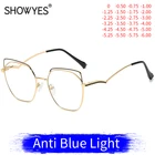 Большие женские очки для близорукости многоугольные очки с защитой от синего света Индивидуальные Новые Модные оптические очки по рецепту
