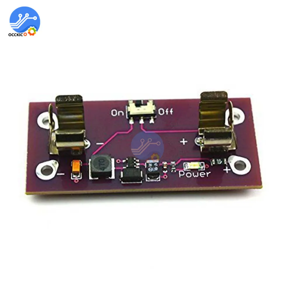 Модуль повышения напряжения аккумулятора LilyPad AAA от 1 2 В до 5 постоянного тока