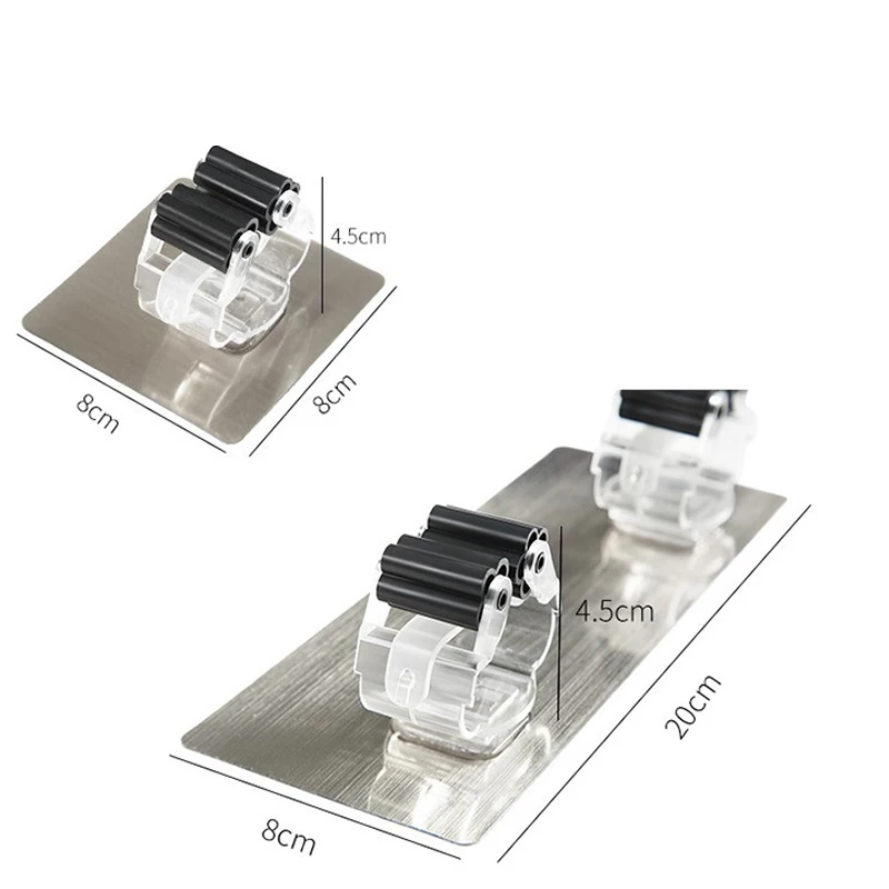 2Pcs Wall Mounted Mop Organizer Holder RackBrush Broom Hanger Hook Kitchen bathroom Strong Hooks | Дом и сад