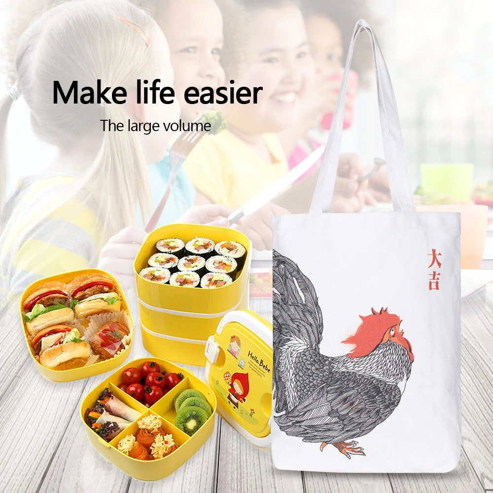 Рисунок стиль печати хлопок холст сумка | Багаж и сумки