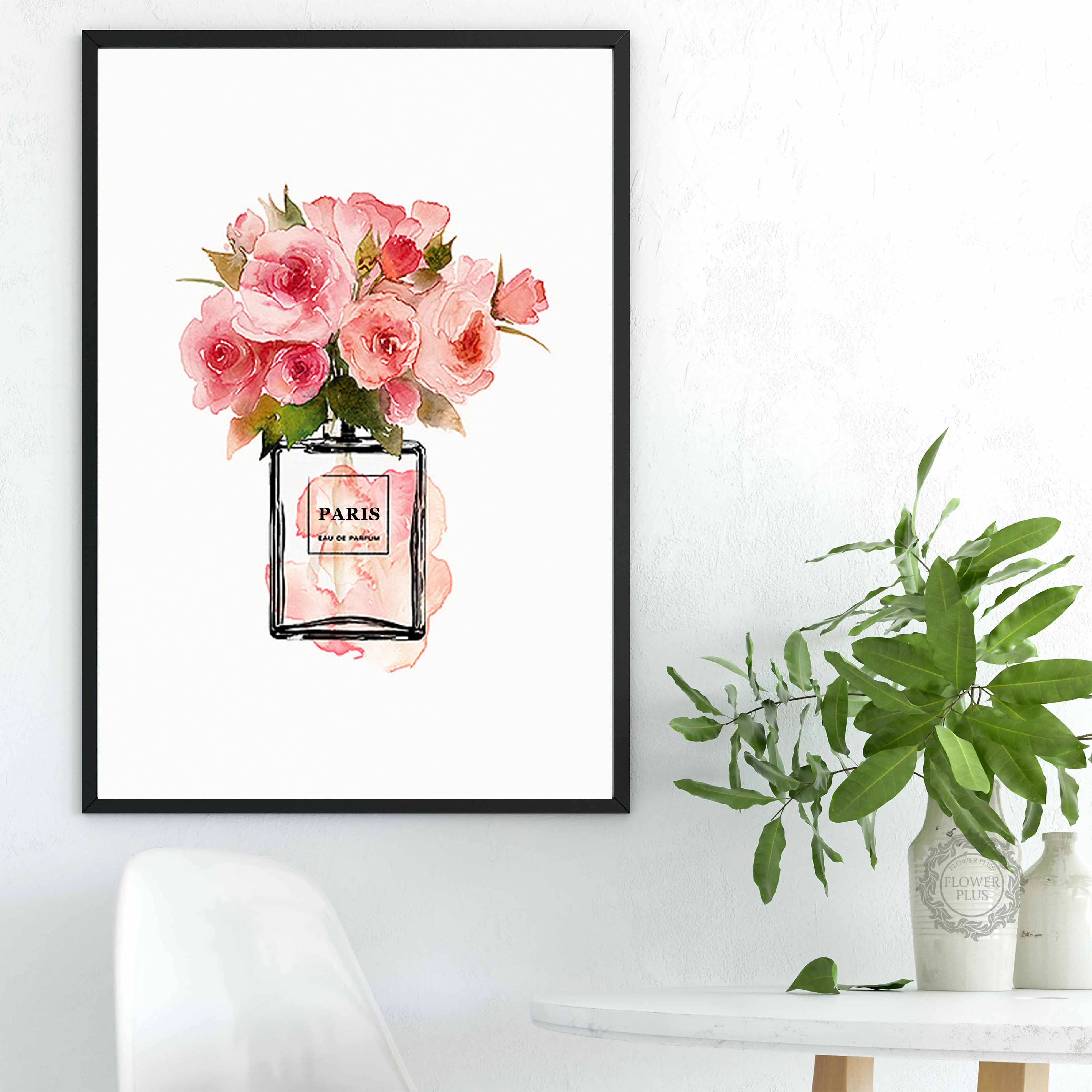 Современные модные парфюмерные принты для гостиной Картина на холсте Кокосовая