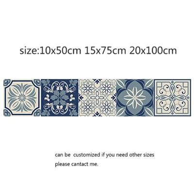 Наклейки на плитку в европейском стиле ретро ПВХ водонепроницаемые настенные