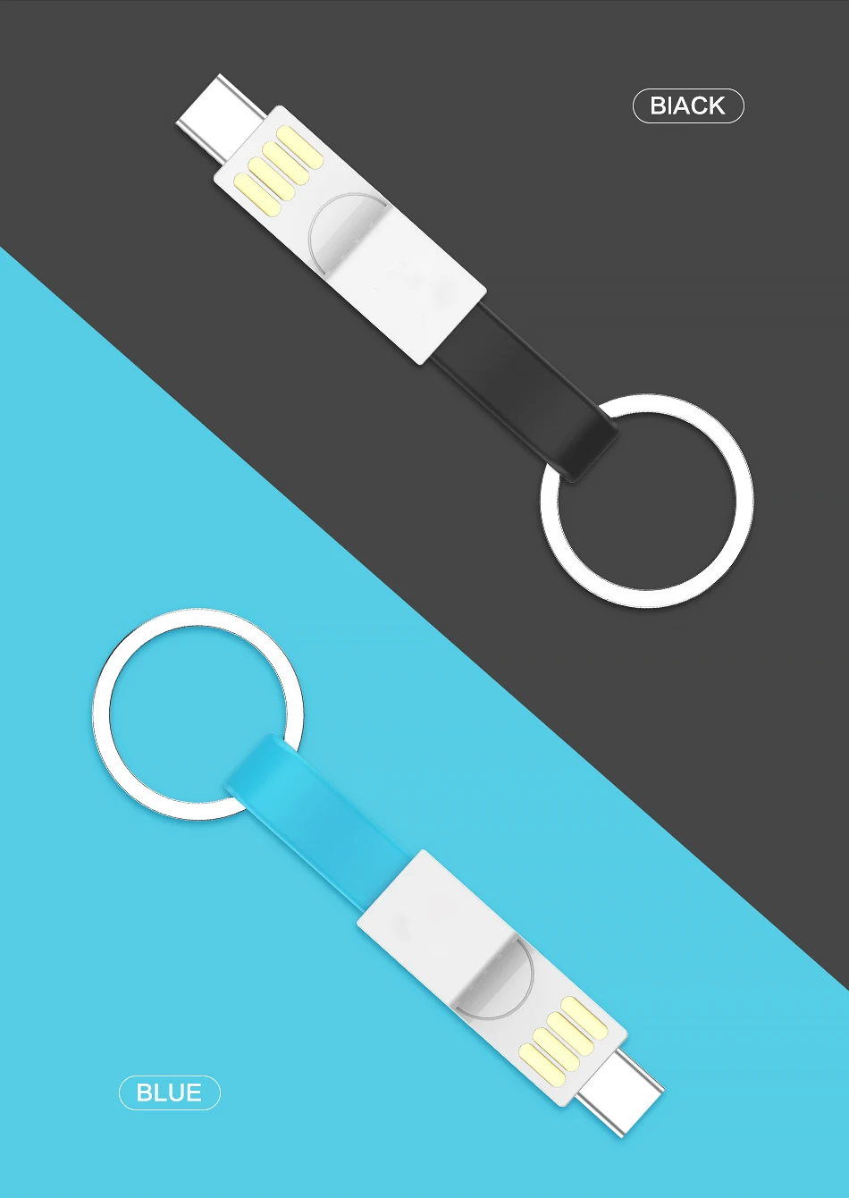 3 в 1 Мини USB брелок Магнитный кабель Micro usb type C кабели для iphone 11 Xs samsung S9 Xiaom 8 USB-C брелок зарядный шнур