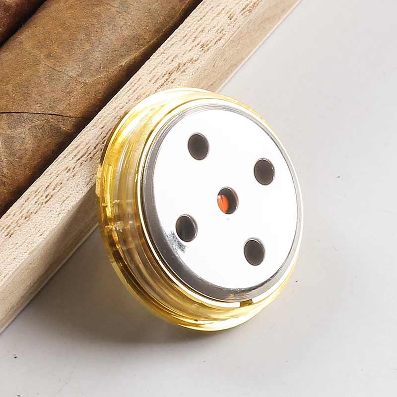 Металлический гигрометр термометр Высокоточный мини для гитары чехол сигар