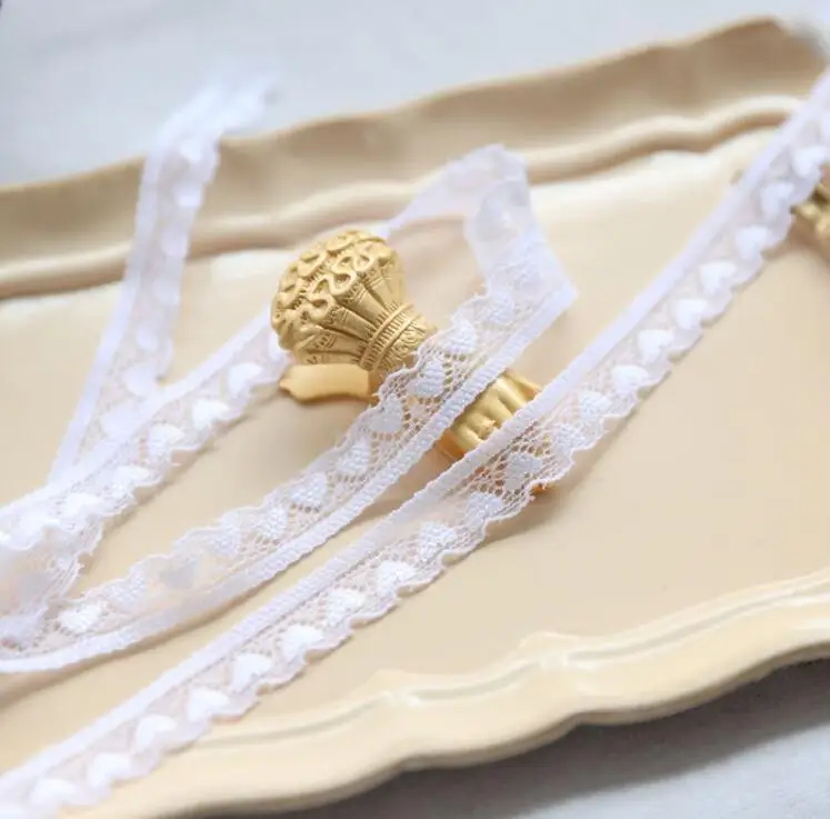 10 метров Φ Обрезка вышивки своими руками чистая белая эластичная кружевная