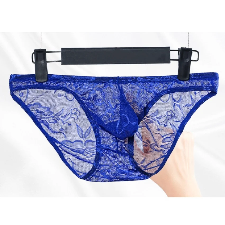 Мужские трусы из сетчатой пряжи кружевные воздухопроницаемое тонкое