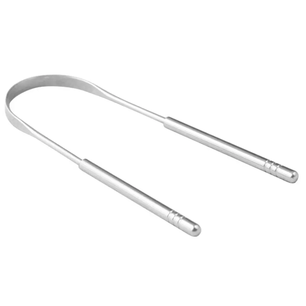 Скребок для чистки языка из нержавеющей стали неприятного дыхания артефакт