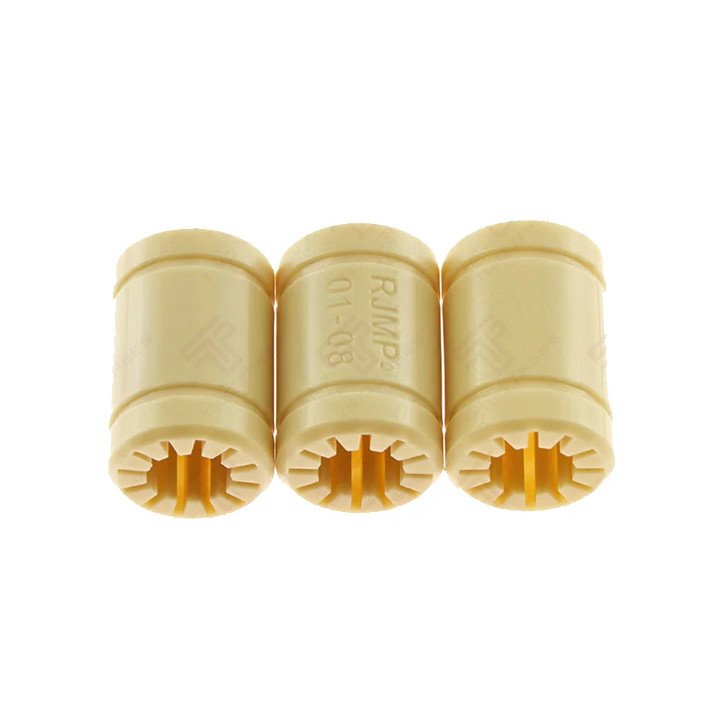 10 шт. RJMP-01-08 сплошной полимерный LM8UU линейный подшипник 8 мм вал CNC пластиковая втулка Reprap Medel для 3d принтера запчасти