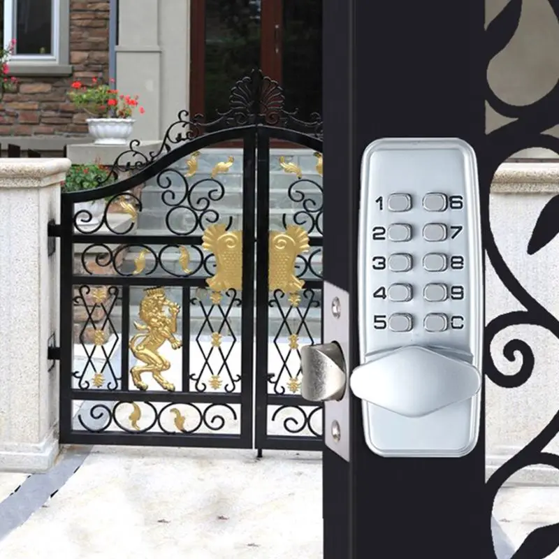 

Waterproof Mechanical Code Lock Fireproof Electronic Code Password Security Anti-theft Wardrobe Cabinet Home Improvement