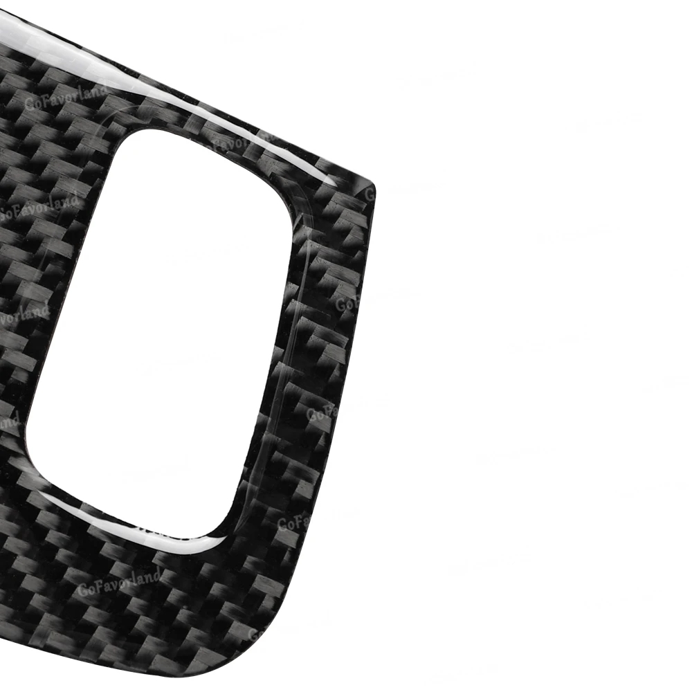 Углеродное волокно черное отверстие для запуска двигателя крышка рамы отделка