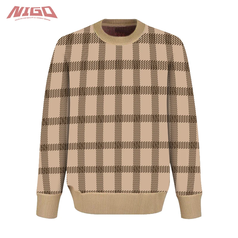 

Шерстяной свитер NIGO с круглым вырезом # nigo8226