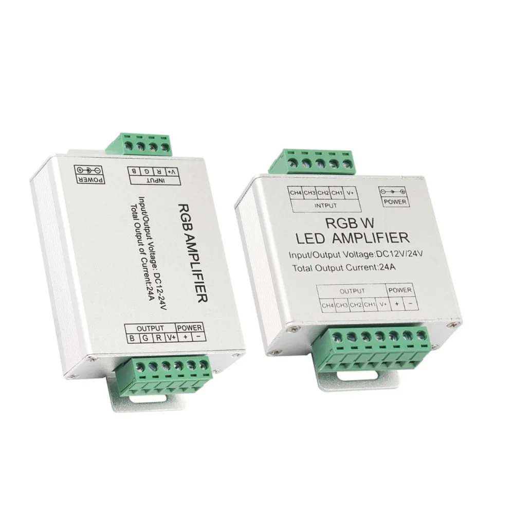 RGBW RGB пульт дистанционного управления светодиодный усилитель 4 Каналы Выход DC12V 24V