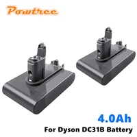 powtree replacement 22 2v 4000mah li ion dc31 type b battery for dyson dc31 dc31b dc35 dc44 dc45 handheld power tool battery
