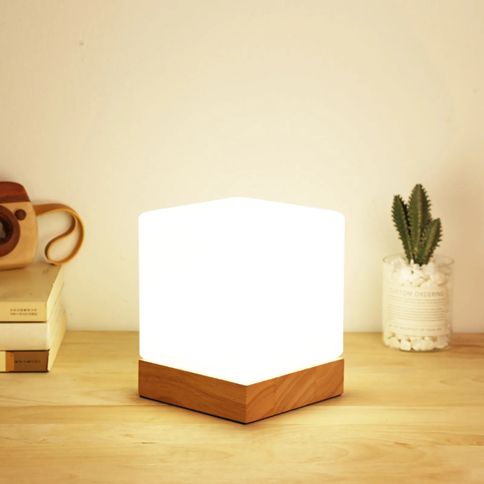 

Xiomi Modern Wooden Bedside Table Lamp Study Table Lamp Decorative Lamp Desk Lamp Desktop Led Light Lampen Modern