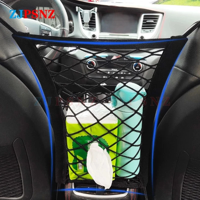 

Car Auto Net Pocket Storage Cargo Net Trunk Bag Seat Back Stowing Tidying Mesh In Trunk Bag Network SUV Car Auto Container Bag