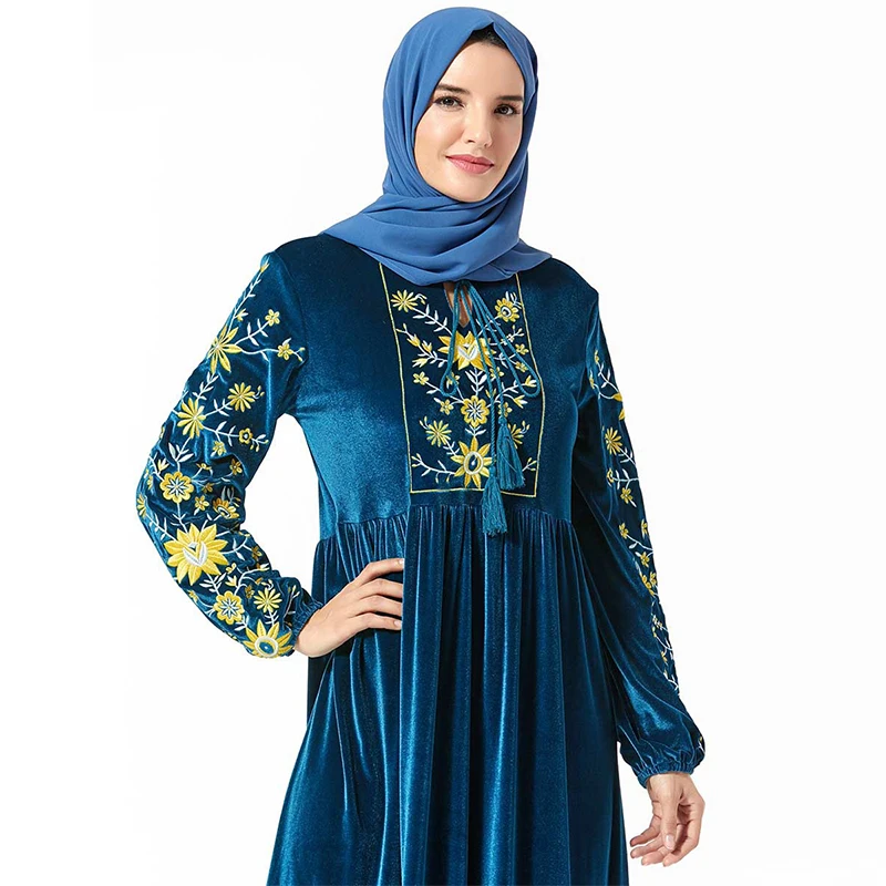 Мусульманское платье Среднего Востока размера плюс женская мусульманская