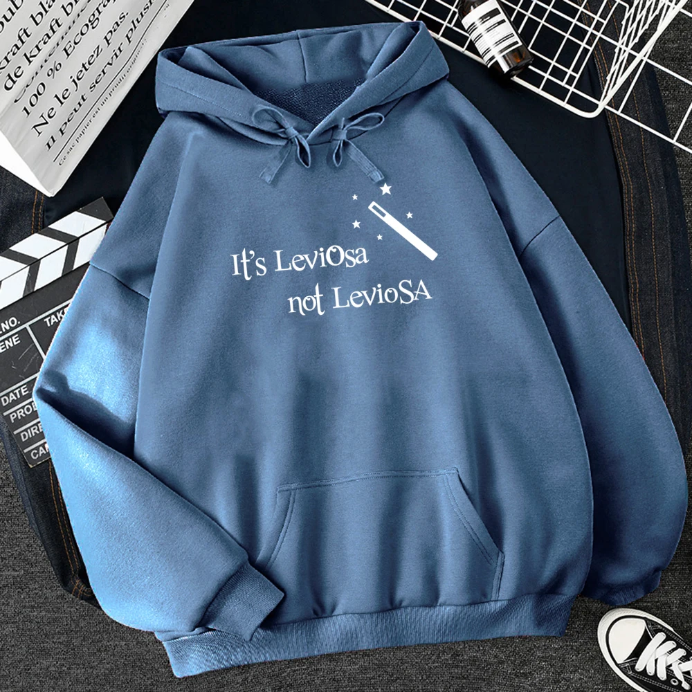 Женская хипстерская уличная одежда толстовки 2021 It's Leviosa волшебная флисовая