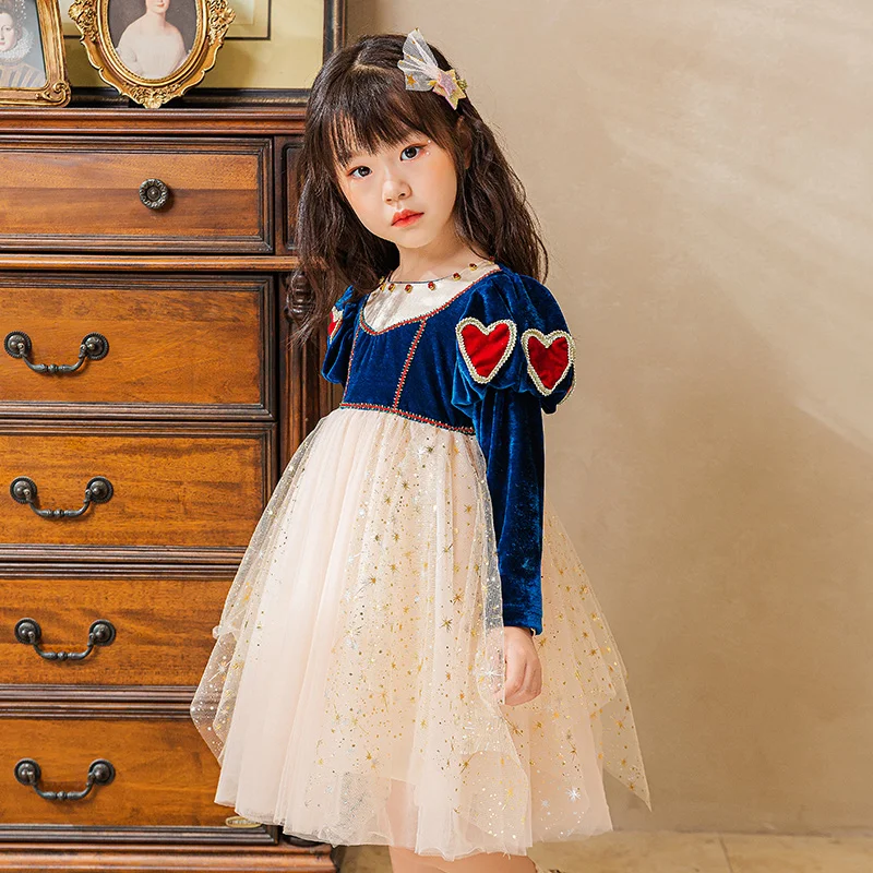 Платье принцессы для девочек платье рождественской вечеринки официальные